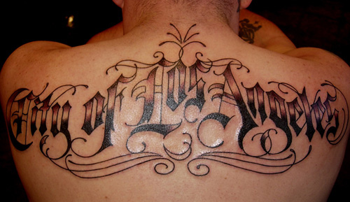 tattoo na zádech